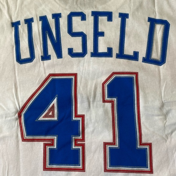 NBA Washington Bullets Mitchell and Ness Unseld Tee - Picture 5 of 5